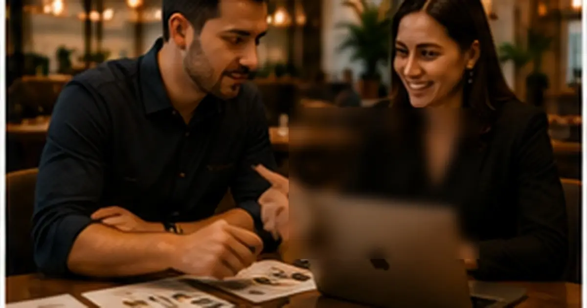 Hospitality people discussing digital marketing agency perth