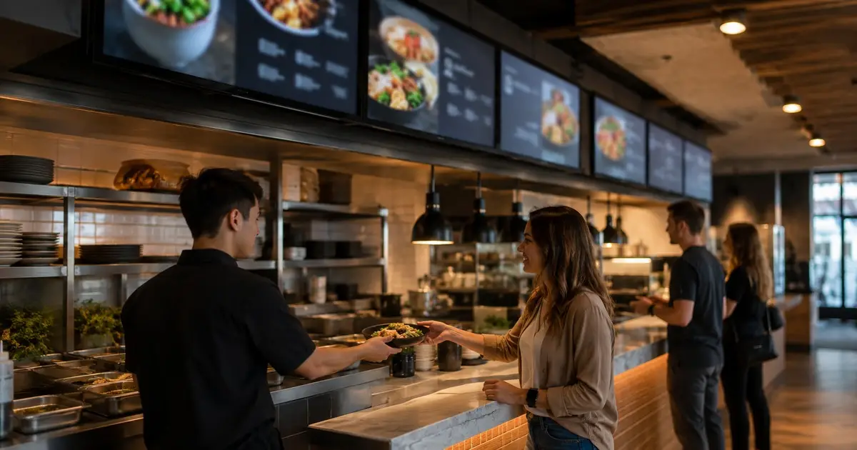 Scalable implementation detail for digital signage for restaurants
