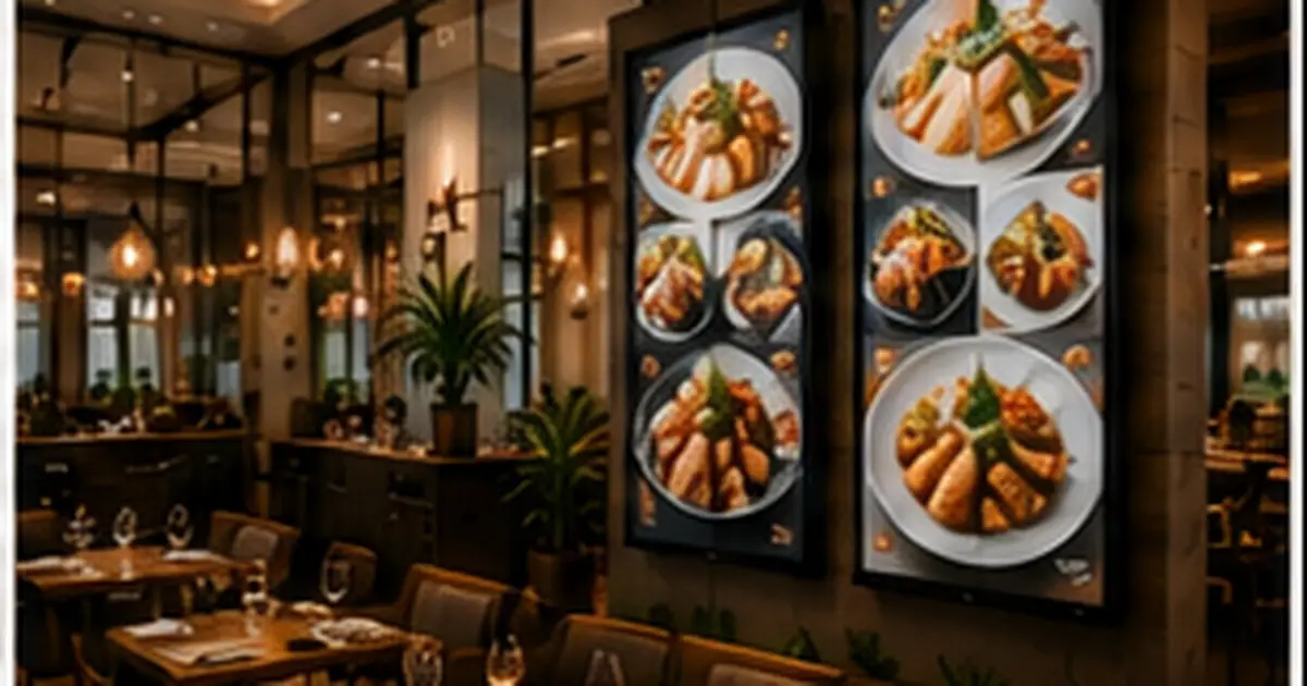 Hospitality team scaling digital signage for restaurants